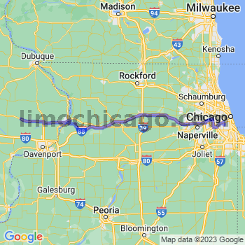Travel from Lowden to Midway airport Limousine service to Midway airport (MDW)