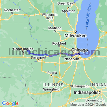 Travel from Martelle to Chicago Loop Limousine service to Chicago Loop