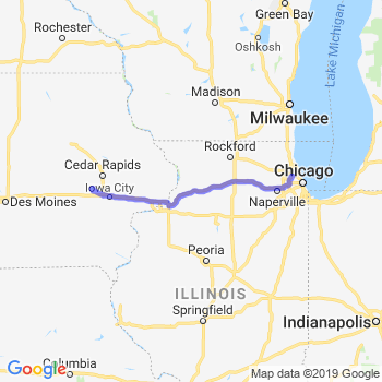 Travel from Middle Amana to Midway airport Limousine service to Midway airport (MDW)