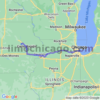 Travel from Mount Auburn to Chicago Loop Limousine service to Chicago Loop