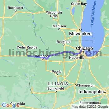 Travel from Oakdale to O'Hare airport Limousine service to O'Hare airport (ORD)