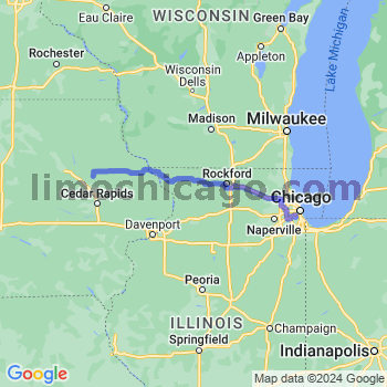 Travel from Quasqueton to Midway airport Limousine service to Midway airport (MDW)