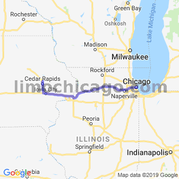 Travel from Robins to Chicago Loop Limousine service to Chicago Loop
