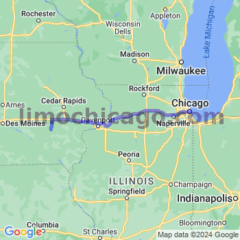 Travel from South English to Chicago Loop Limousine service to Chicago Loop