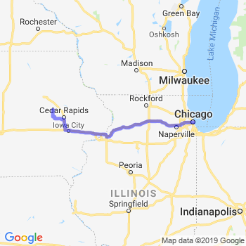 Travel from Vinton to Chicago Loop Limousine service to Chicago Loop