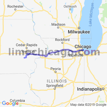 Travel from Wellman to Chicago Loop Limousine service to Chicago Loop