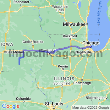 Travel from Blakesburg to Chicago Loop Limousine service to Chicago Loop