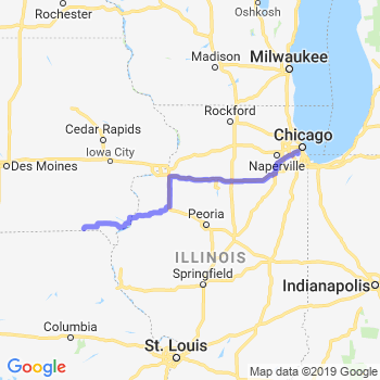Travel from Cantril to Midway airport Limousine service to Midway airport (MDW)