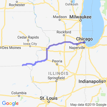 Travel from Cantril to Chicago Loop Limousine service to Chicago Loop