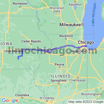 Travel from Eddyville to Chicago Loop Limousine service to Chicago Loop
