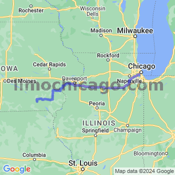 Travel from Eldon to Midway airport Limousine service to Midway airport (MDW)