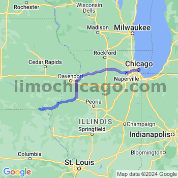 Travel from Mount Sterling to Chicago Loop Limousine service to Chicago Loop