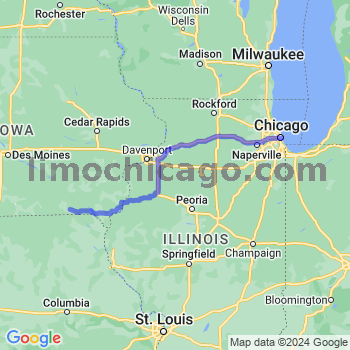 Travel from Pulaski to Chicago Loop Limousine service to Chicago Loop