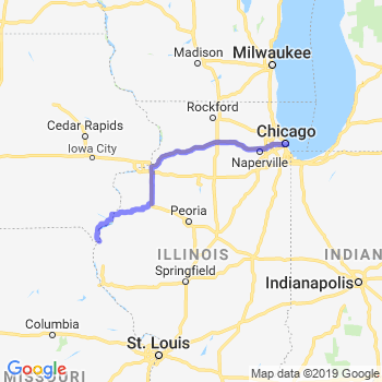Travel from Keokuk to Chicago Loop Limousine service to Chicago Loop