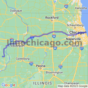 Travel from Morning Sun to Chicago Loop Limousine service to Chicago Loop