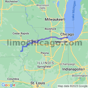 Limousine service to Chicago Loop
