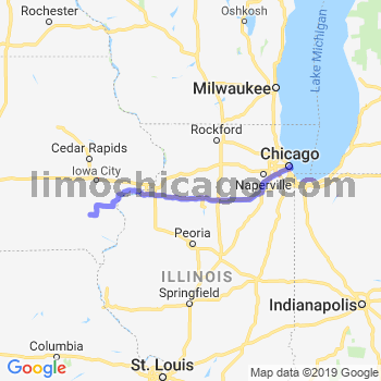 Travel from Wayland to Chicago Loop Limousine service to Chicago Loop