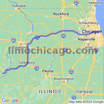 Travel from Wever to Chicago Loop Limousine service to Chicago Loop