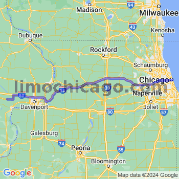 Limousine service to Chicago Loop