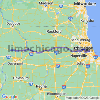 Travel from Calamus to Midway airport Limousine service to Midway airport (MDW)