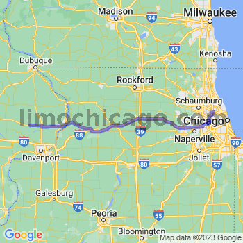 Travel from Calamus to O'Hare airport Limousine service to O'Hare airport (ORD)