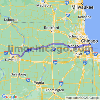 Travel from Donahue to Chicago Loop Limousine service to Chicago Loop