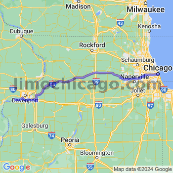 Limousine service to Chicago Loop