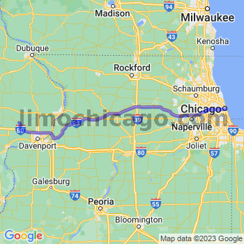 Travel from New Liberty to Chicago Loop Limousine service to Chicago Loop