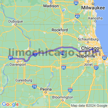 Travel from Stockton to Midway airport Limousine service to Midway airport (MDW)