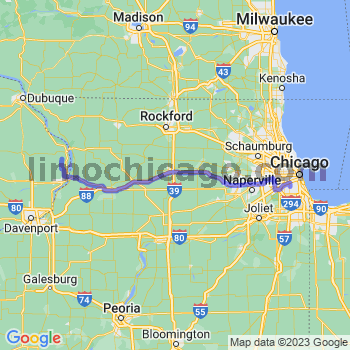 Travel from Teeds Grove to Midway airport Limousine service to Midway airport (MDW)