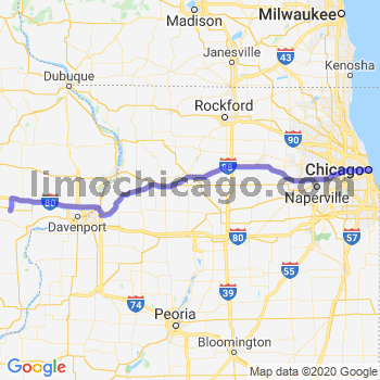 Travel from West Liberty to Chicago Loop Limousine service to Chicago Loop