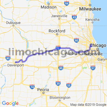 Travel from Devenport to O'Hare airport Limousine service to O'Hare airport (ORD)
