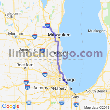 Travel from Rubicon to Chicago Loop Limousine service to Chicago Loop