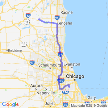 Travel from Burlington to Midway airport Limousine service to Midway airport (MDW)