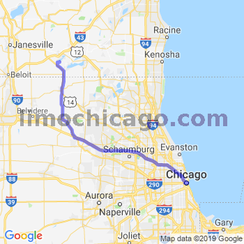 Travel from Delavan Lake to Chicago Loop Limousine service to Chicago Loop