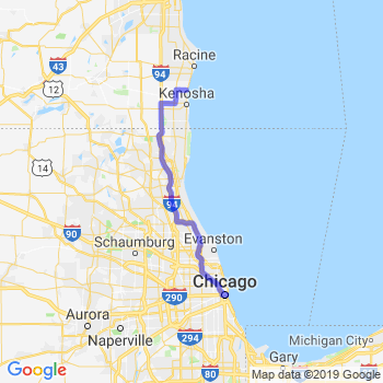 Travel from Kenosha to Chicago Loop Limousine service to Chicago Loop
