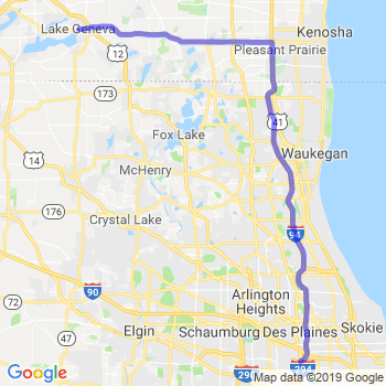 Travel from Lake Geneva to O'Hare airport Limousine service to O'Hare airport (ORD)