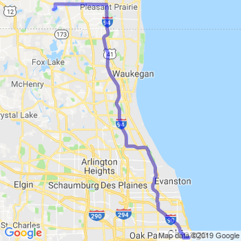 Travel from Silver Lake to Chicago Loop Limousine service to Chicago Loop
