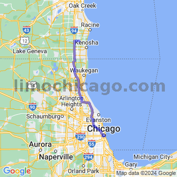 Limousine service to Chicago Loop