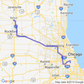 Travel from Beloit to Midway airport Limousine service to Midway airport (MDW)