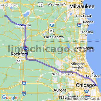 Limousine service to Chicago Loop