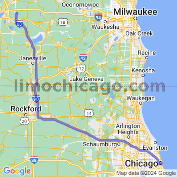 Limousine service to Chicago Loop