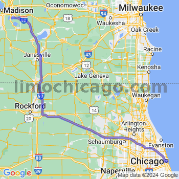 Limousine service to Chicago Loop