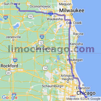 Limousine service to Chicago Loop