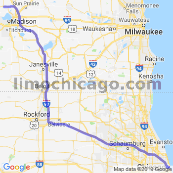 Limousine service to Chicago Loop