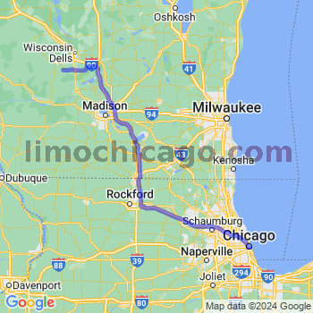 Limousine service to Chicago Loop