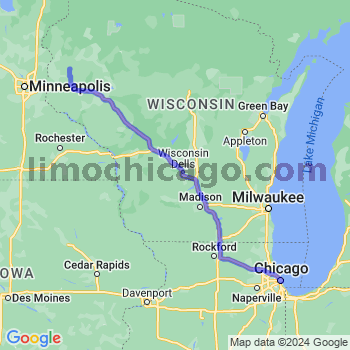 Limousine service to Chicago Loop