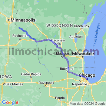 Limousine service to Chicago Loop