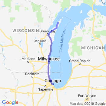 Travel from Fish Creek to Chicago Loop Limousine service to Chicago Loop