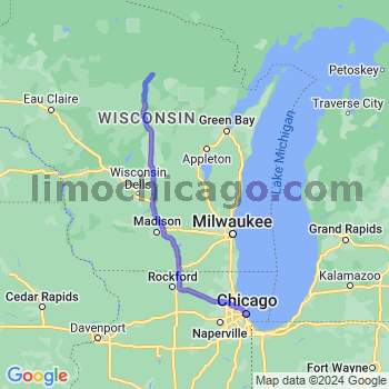 Limousine service to Chicago Loop